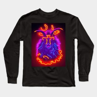 Belzebu Halloween neon Long Sleeve T-Shirt